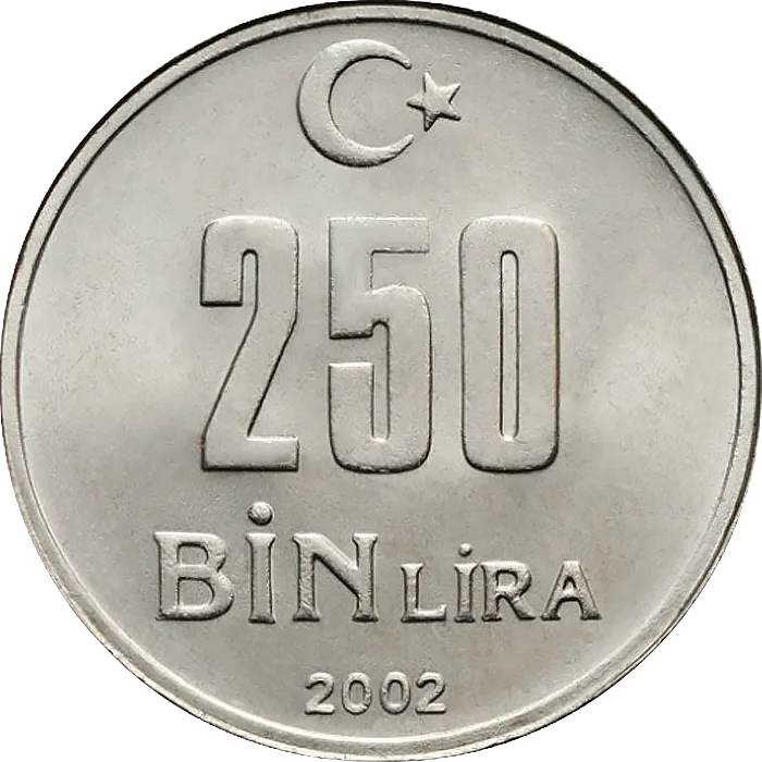 250 Bin Lira